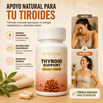 THYROID SUPPORT - Fórmula avanzada para el bienestar tiroideo