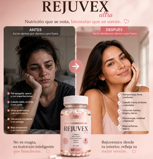 REJUVEX Ultra – Suplemento Premium para Salud y Belleza